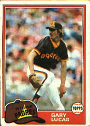 1981 Topps Baseball Cards      436     Gary Lucas RC
